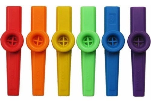 Kazoo Plástico Colorido Stagg Instrumento Musical Sopro Top