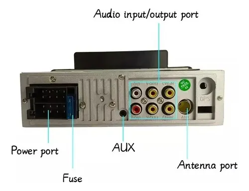 Radio Auto Pantalla 1 Din Tactil Mirror Link Auto Usb Hd