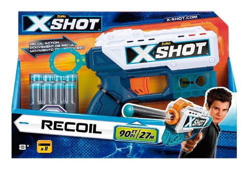 Pistola Lanza Dardos X-shot Kickback Ó Recoil I - Excel Pc