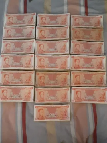 Billetes De 5 Bolivares (Usado)