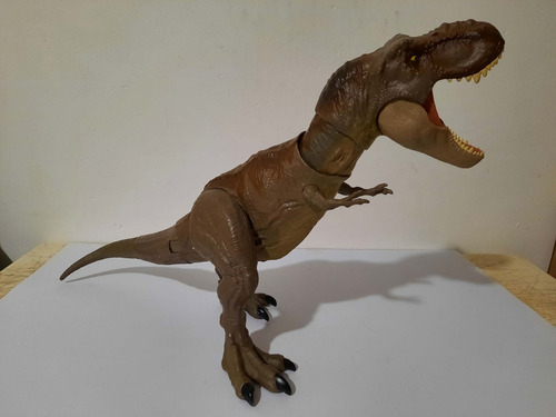 Tyrannosaurus Rex Mega Mordida Ataque Jurassic World Mattel (Usado)