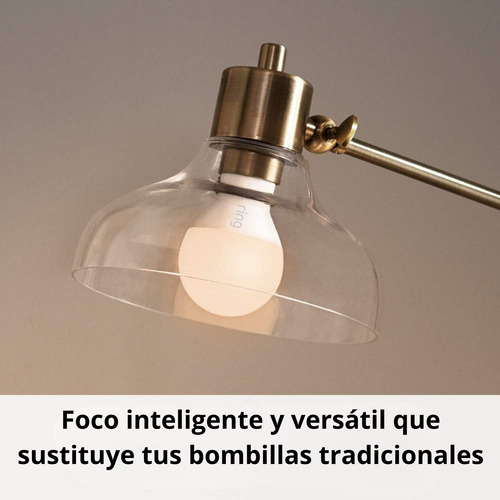 Foco Inteligente Ring A19 Led Blanco Neutro Regulable Blanco Neutro