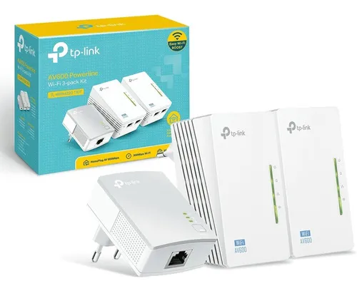 TL-WPA4220 TKIT, Kit de 3 CPL AV600 WiFi N 300 Mbps