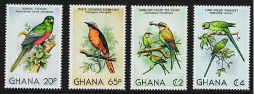 Fauna - Pájaros - Ghana 1981 - Serie Mint - Yv 700-3