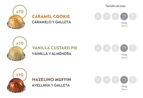 Imagen 2 de 4 de Cápsulas De Café Nespresso Vertuo Pack Barista - 30 Cápsulas