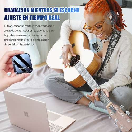 Micrófono Inalámbrico Lavalier Solapa Para iPhone Y Android