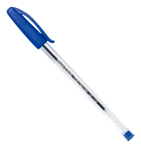  Lapicera Común Tinta Azul Paper Mate Kilométrico Febo