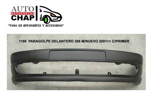 Paragolpe Delantero Peugeot 306 2001 2002 2003 2004 C/primer