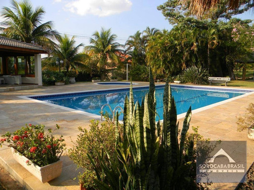 Imagem 1 de 30 de Chácara Com 6 Dormitórios À Venda, 10000 M² Por R$ 3.400.000,00 - Cond. Lagos De Shanadu - Indaiatuba/sp - Ch0005