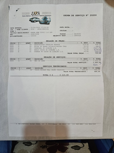 Honda Civic 1.8 Lxs Flex Aut. 4p