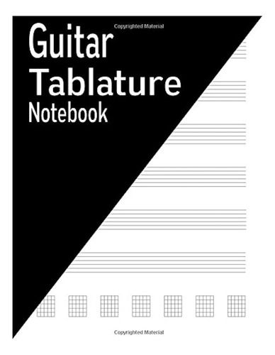 Cuaderno De Tablatura De Guitarra: 144 Páginas