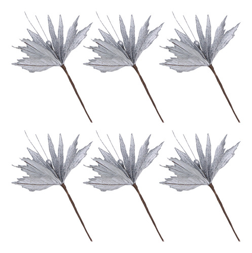6pcs Christmas Simulation Flower Festival Christmas Tree Pro