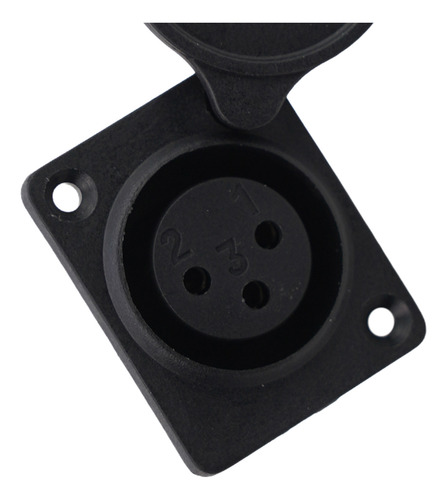 Conector De Enchufe Hembra Xlr De 3 Pines