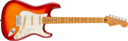 Guitarra elétrica Fender Player Ii Stratocaster Mn Acb, cor laranja, material de escala, ácer, orientação à direita
