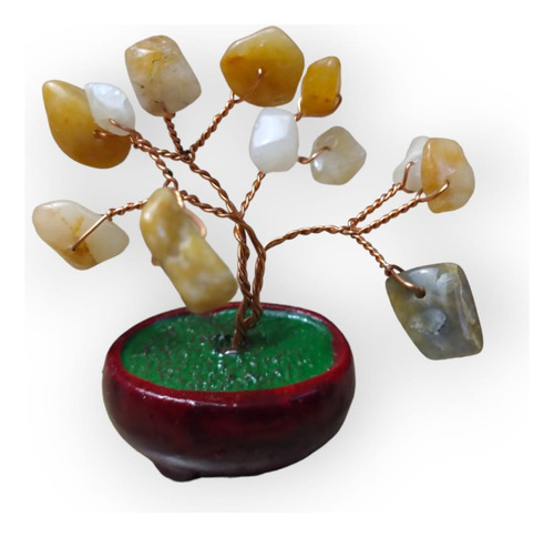 Decorativo Árbol De Cuarzo Mini 3.5 X 5.5 Cm Hindú