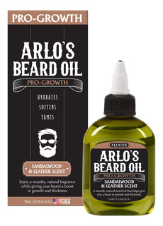 Arlo's Pro Growth - Aceite Para Barba, Aroma De Piel De Snda