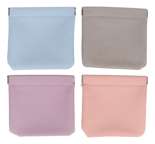 Mini Bolsa De Almacenamiento De Lápiz Labial De 4 Colores