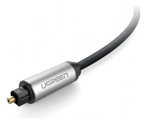 Cable Audio Digital Óptico Ugreen Toslink 3 Metros Gris