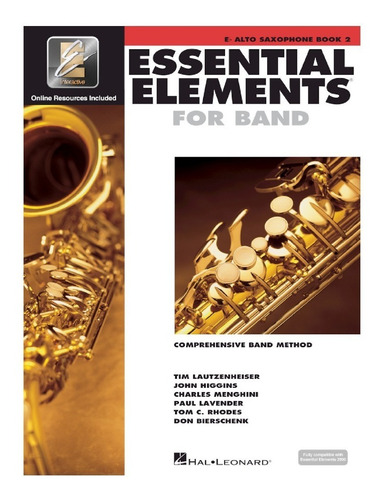 Essential Elements For Band, Eb Alto Saxophone Book 2. Compr