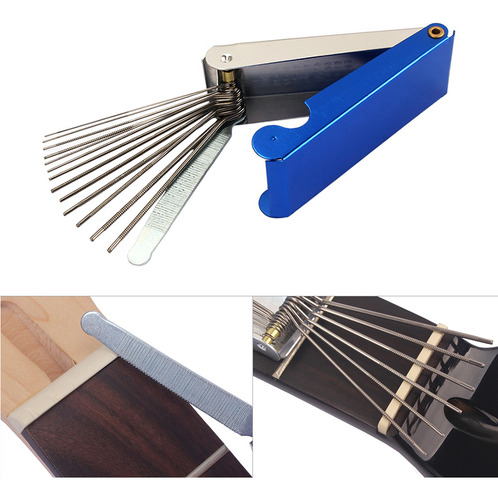 Juego De Limas Para Guitarra Luthier Tools Box, 13 Limas Con