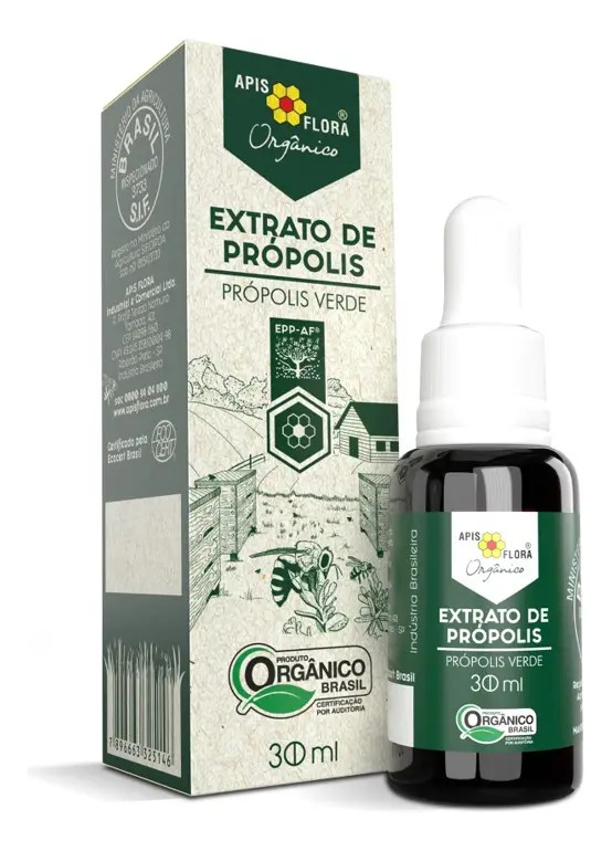 Extrato De Propolis Verde Organico 30ml Apis Flora