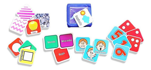 Creativo Dado Azul 24 Tarjetas Extras 10x10 Juega Niños