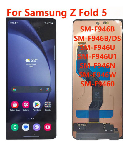 Pantalla Exterior Amoled For Samsung Galaxy Z Fold5 F946b