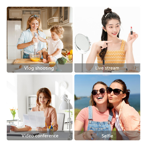 Sp Compatible Kit De Vlog Para Grabar Vídeos, Brillo, Luz