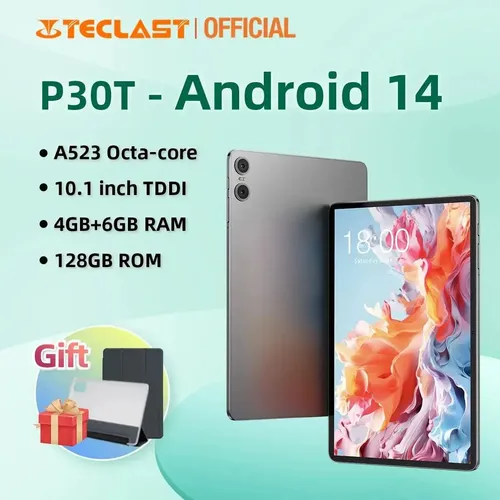 Tablet Teclast P30t 10 10gb Ram (4+6) 128gb Rom Android 14
