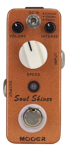 Pedal Chorus Tremolo Vibrato Rotary Mooer Soul Shiver