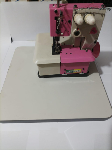 Galoneira Semi Industrial Bracob 2 Agulhas110v+ Base Madeira
