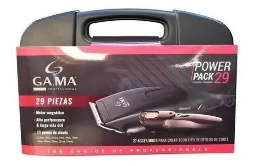 Cortadora De Pelo Gama Gm 562 Power Pack 29 Piezas Lh