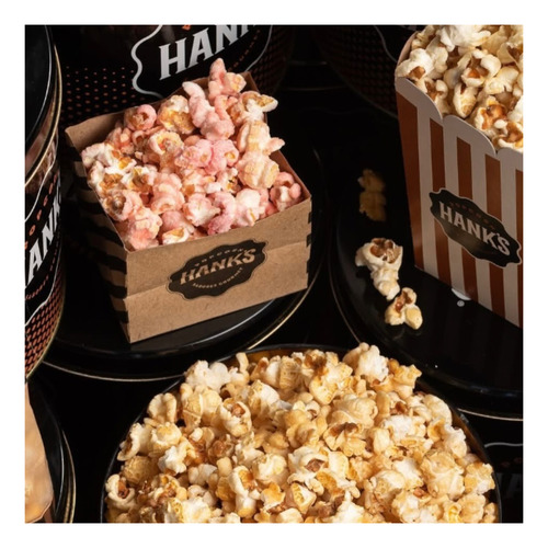 Popcorn Pochoclos Sabor Crema Y Cebolla Hanks 44 Gr. Pack X6