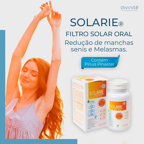 Solarie + Pinus Pinaster 60 Cápsulas Produto Divinitè