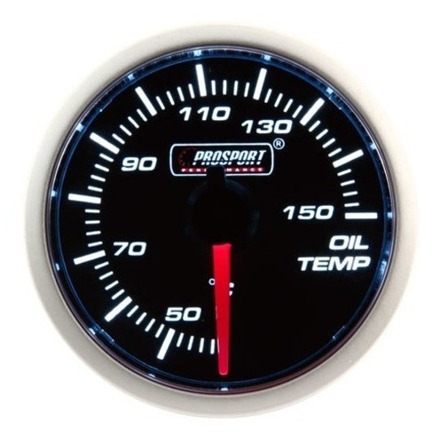 Reloj Temp Aceite Ambar Red Led 2 Pulgada Performa Prosport