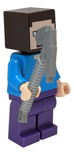 Lego Minecraft Steve Minifigure Con Pickaxe Ews