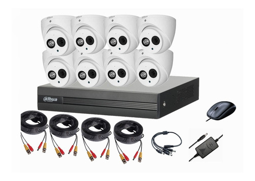 Cctv Kit Dahua 8 Cam 1080p Con Microfono Inc Tienda9cl