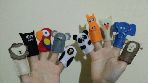 Títeres De Dedo Animales, Monstruo Colores, Cuentos Clásicos