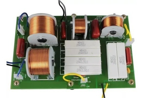 Divisor y controlador de altavoz de 2 vías 1200 W Rms Nenis Df 1202ti no tiene
