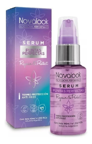 Serum Reparador Puntas Protector Termico X 40 Ml  Novalook