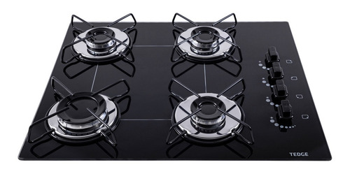 Fogão Cooktop A Gás Ultra Chama 4 Bocas Bivolt Tedge