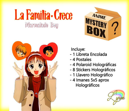 Marmalade Boy Caja Misteriosa Mystery Box La Familia Crece