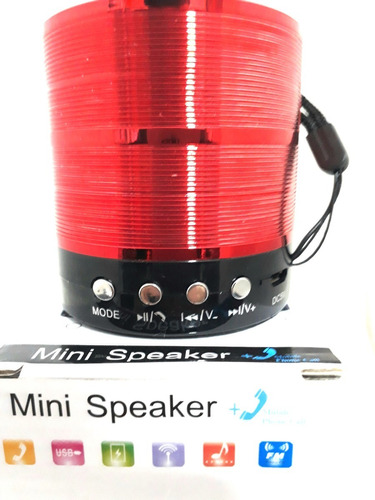 Mini Caixa De Som Bluetooth Portátil Speaker Ws-887 Ótima