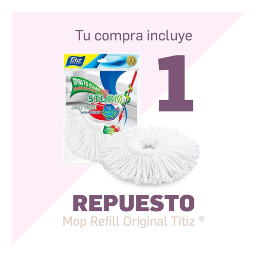 Mopa Premium Giratoria 360 Titiz Original / Envio Gratis