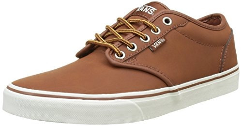 vans cuero marron