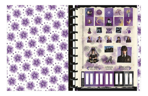 Caderno Universitario Connect Wandinha 160fls Tilibra