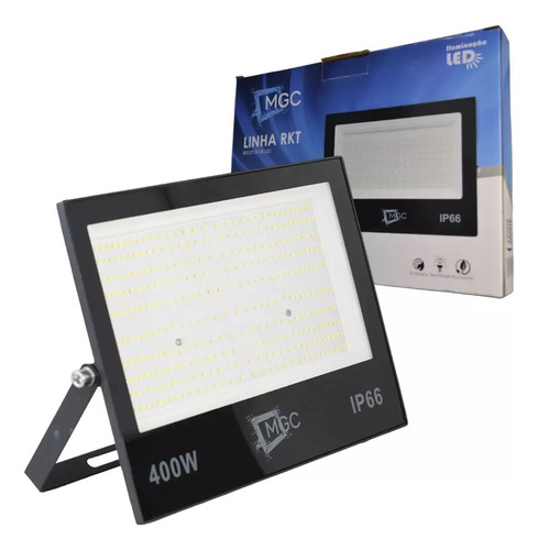 Kit 4 Refletor Holofote Led 400w Prova Dágua Holofote 6500k
