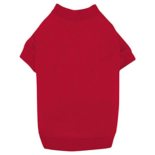 Zack & Zoey Camiseta Básica Para Perros, 10 X-small, Rojo T