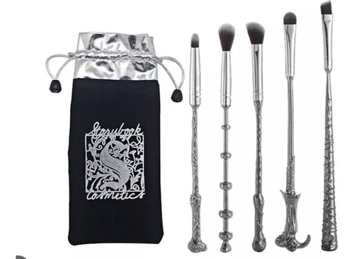 Set Brocha De 5pz Para Ojos Harry Potter Metal 10paquetes