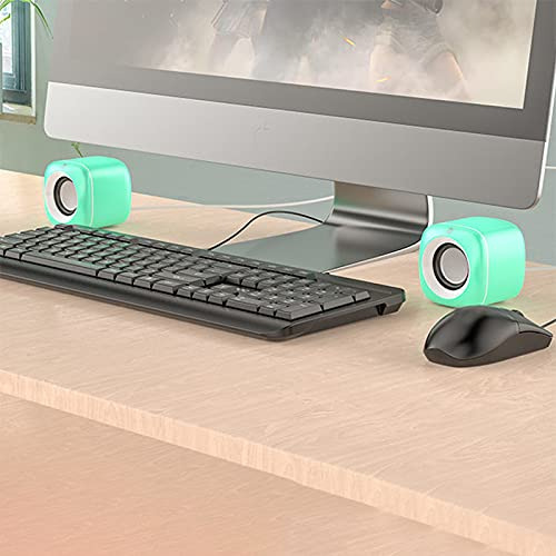 Altavoces De Computadora Con Cable Usb Y Subwoofer De Bajo R